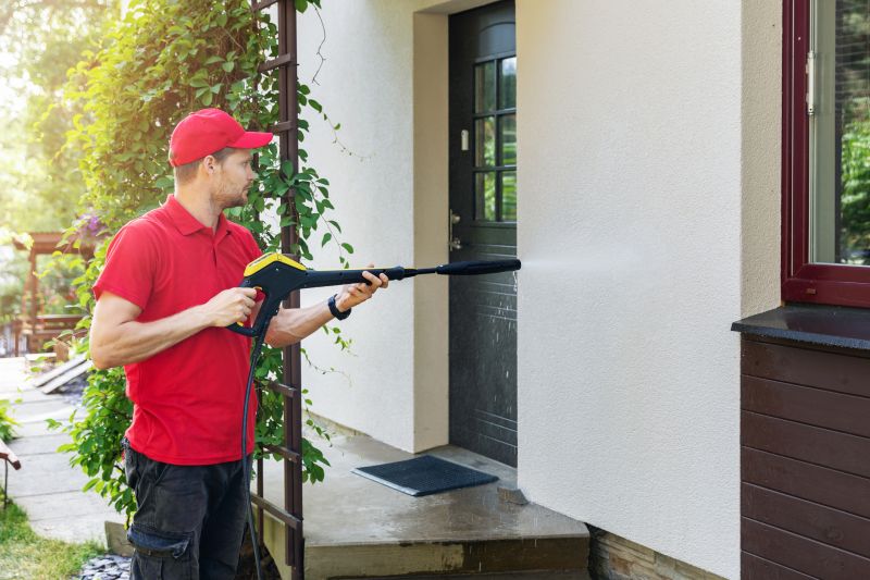 Building Exterior Powerwashing